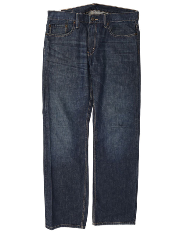 Levi's Uomo 514 Jeans dritti W34 L32 Cotone blu navy
