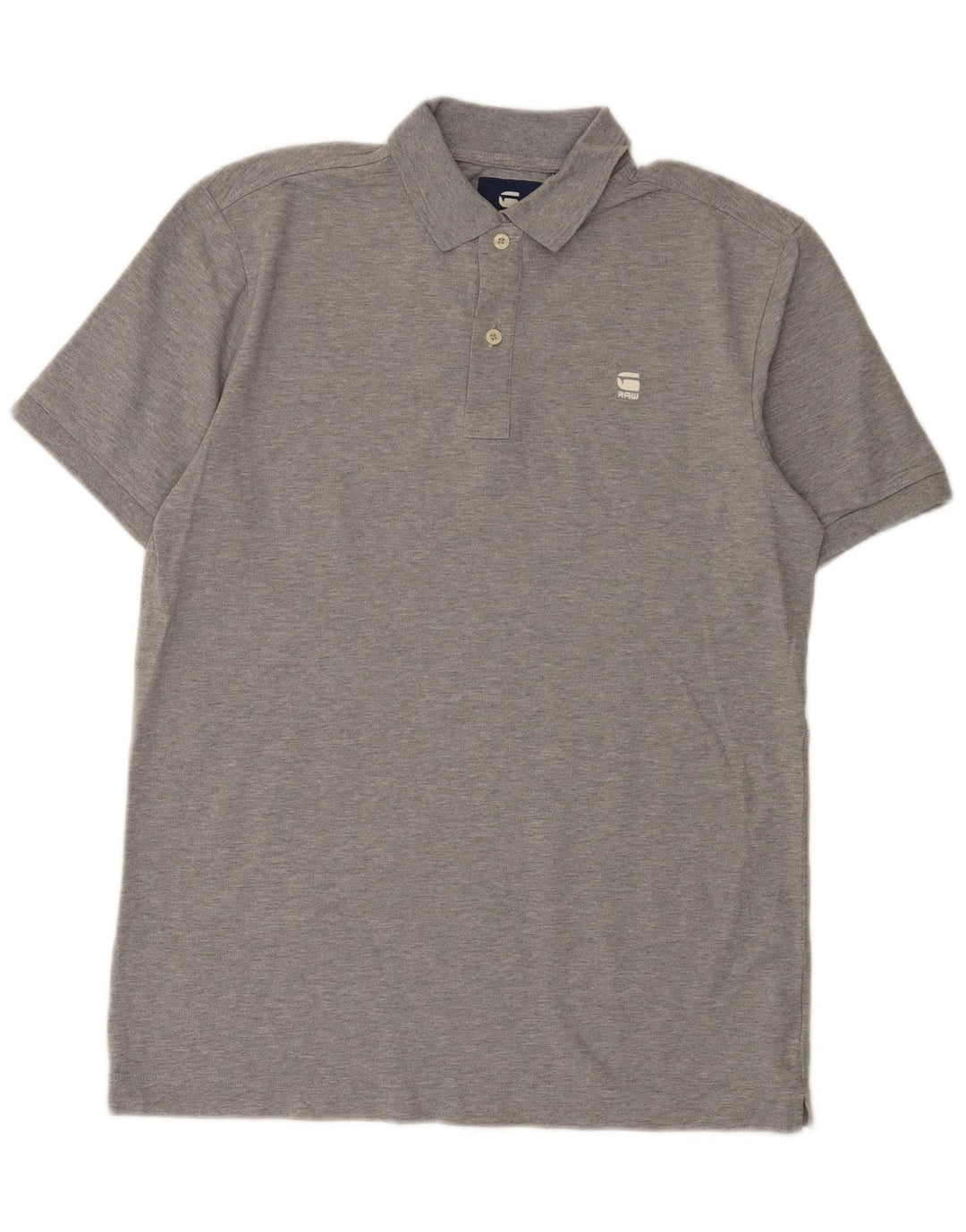 Polo da uomo G-Star in cotone grigio medio