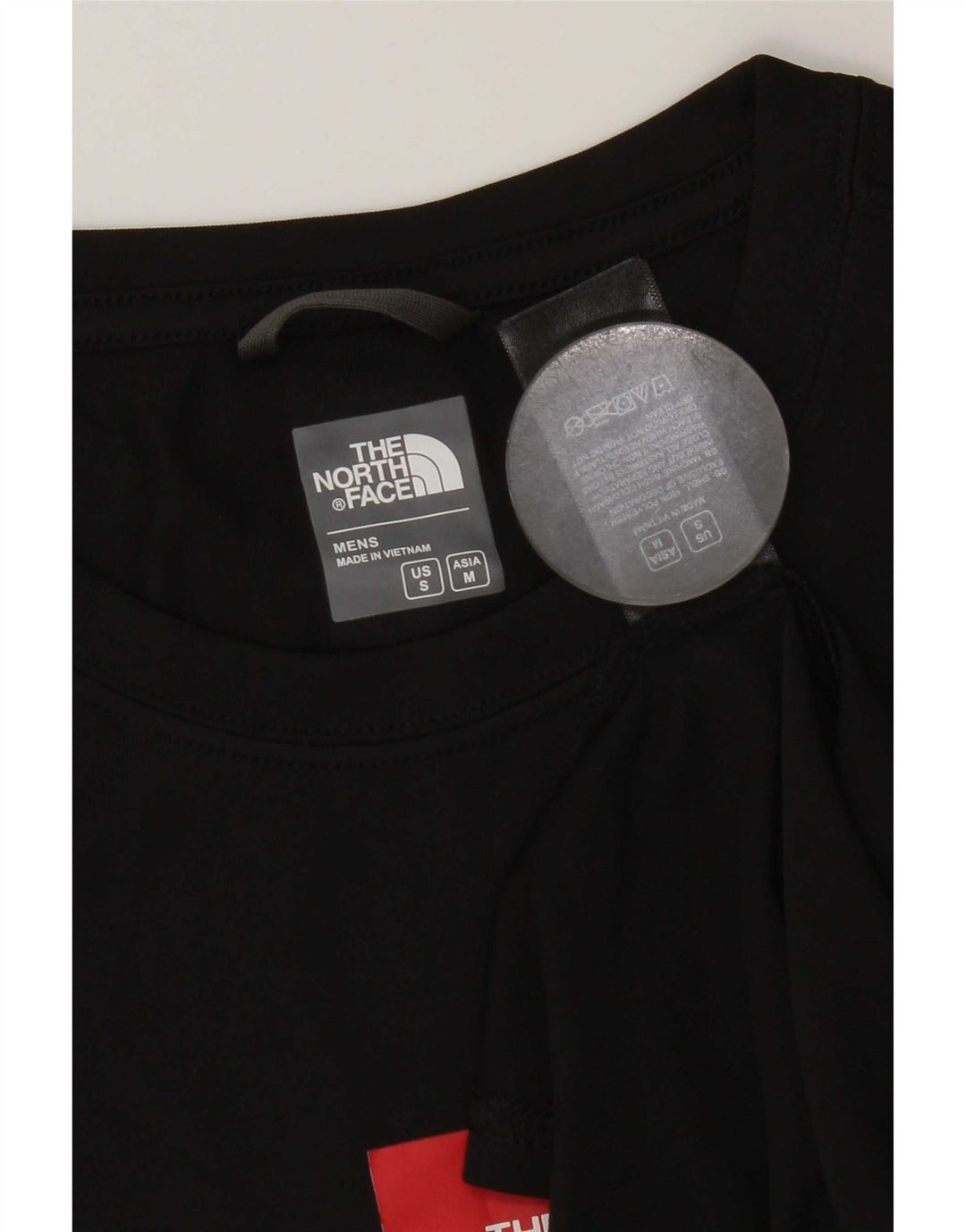 T-shirt grafica da uomo The North Face Top piccola in poliestere nero