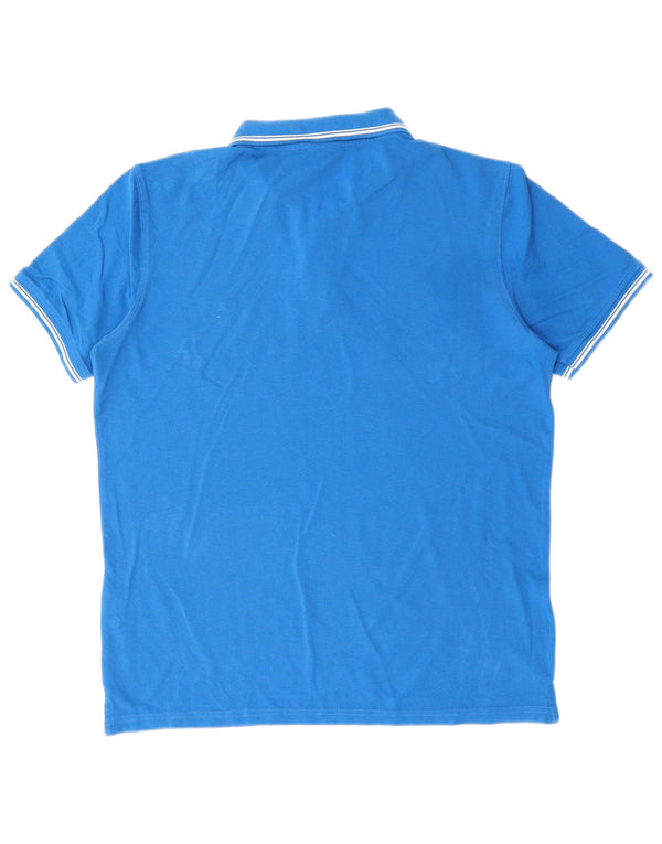 Polo Carrera da uomo XL in cotone blu