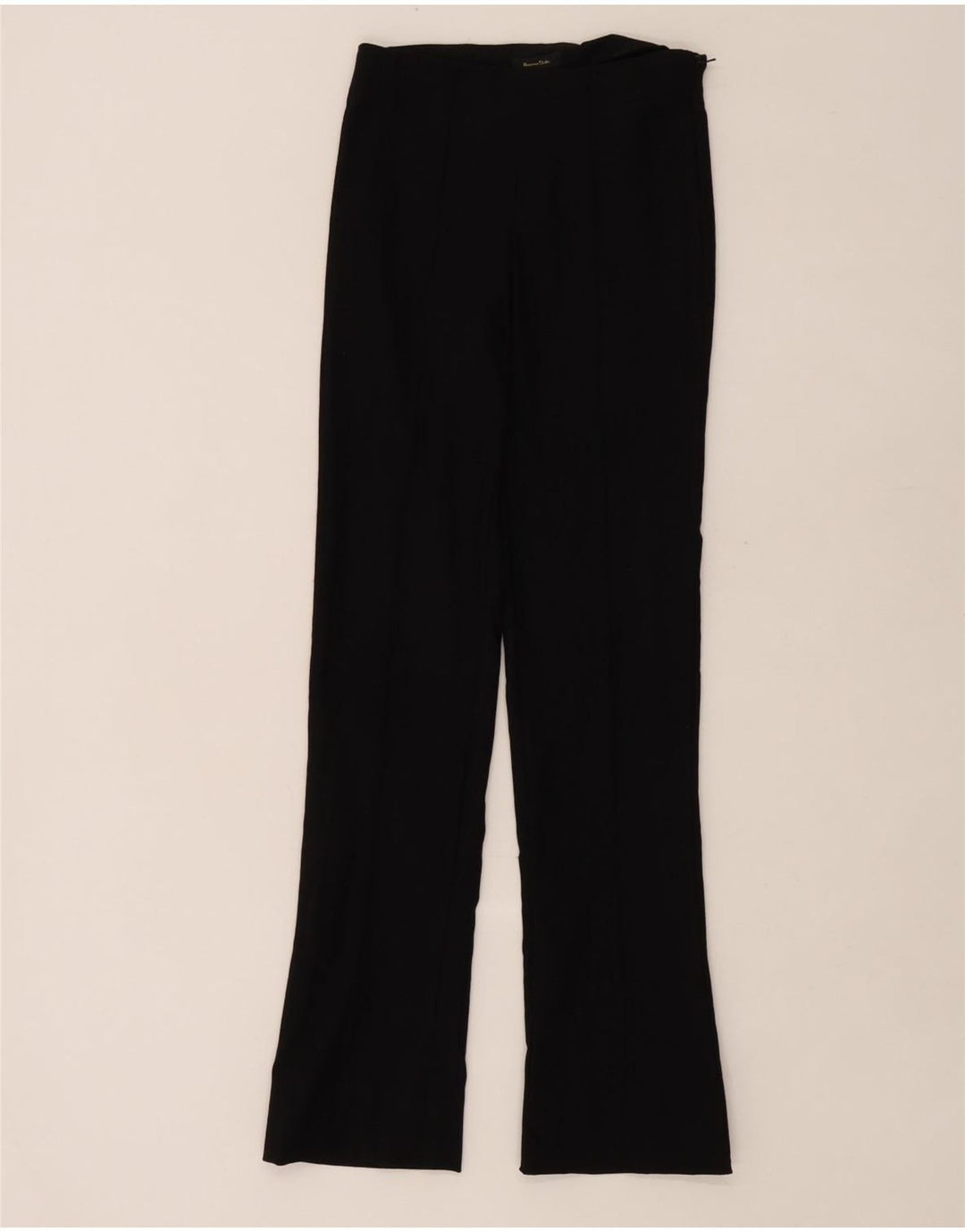 Pantaloni Bootcut da donna Massimo Dutti EU 34 2XS W26 L30 Viscosa nera