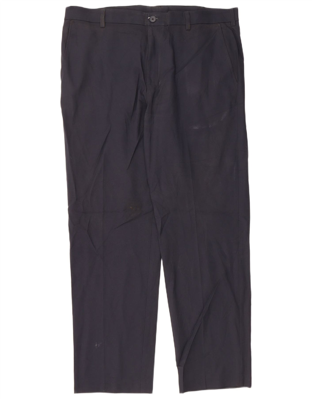 Pantaloni chino dritti da uomo IZOD W38 L32 poliestere blu navy