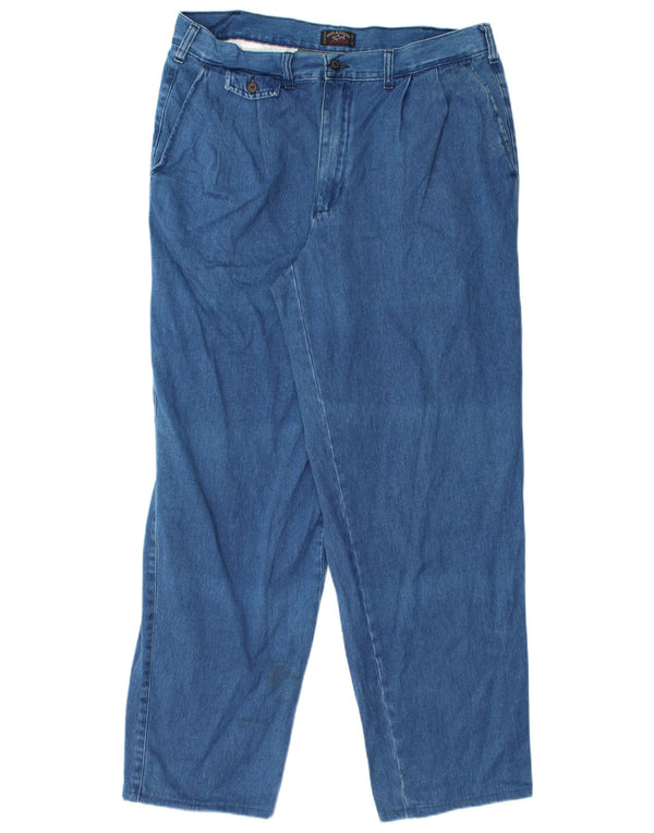 Jeans affusolati da uomo Paul & Shark EU 48 medio W36 L31 cotone blu