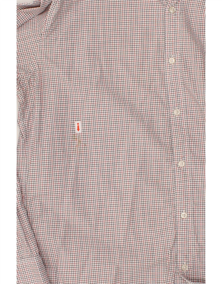 J. CREW Mens Shirt Large Red Check Cotton Vintage J. Crew and Second-Hand J. Crew from Messina Hembry 