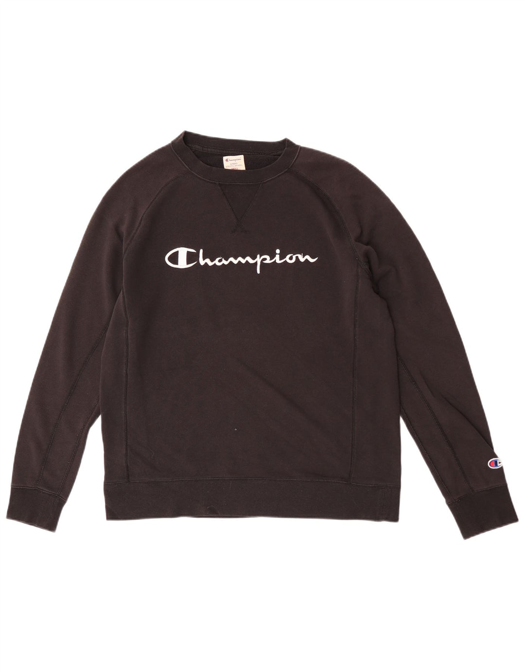 Felpa con grafica Champion da uomo, piccola, nera