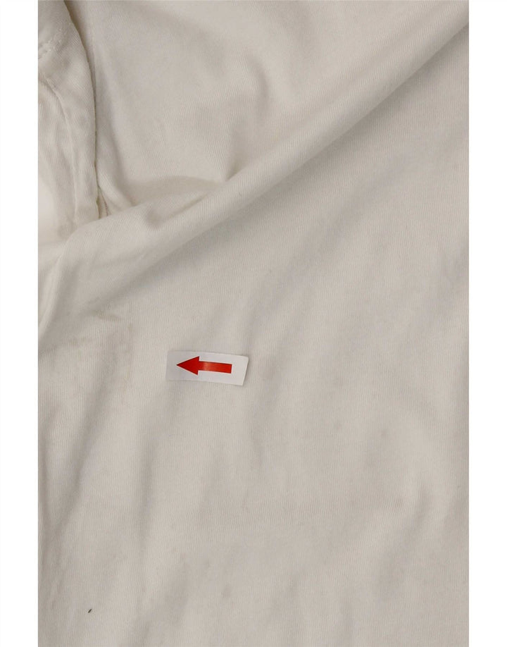T-shirt grafica da uomo Nike Top Small in cotone bianco
