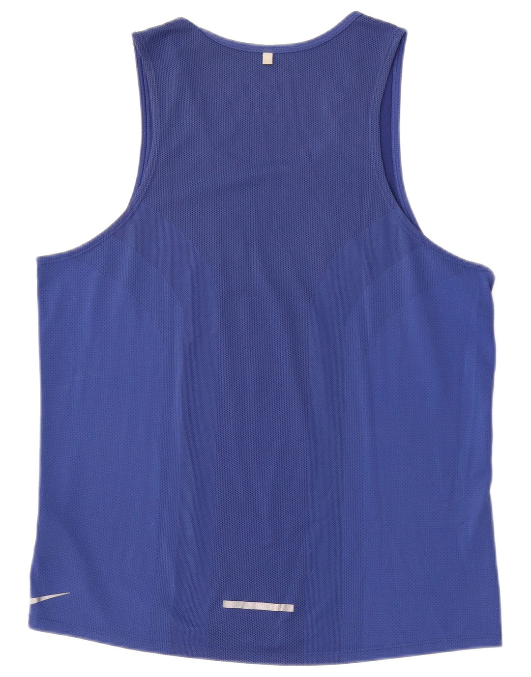Canotta grafica Nike Dri Fit da uomo in poliestere blu medio