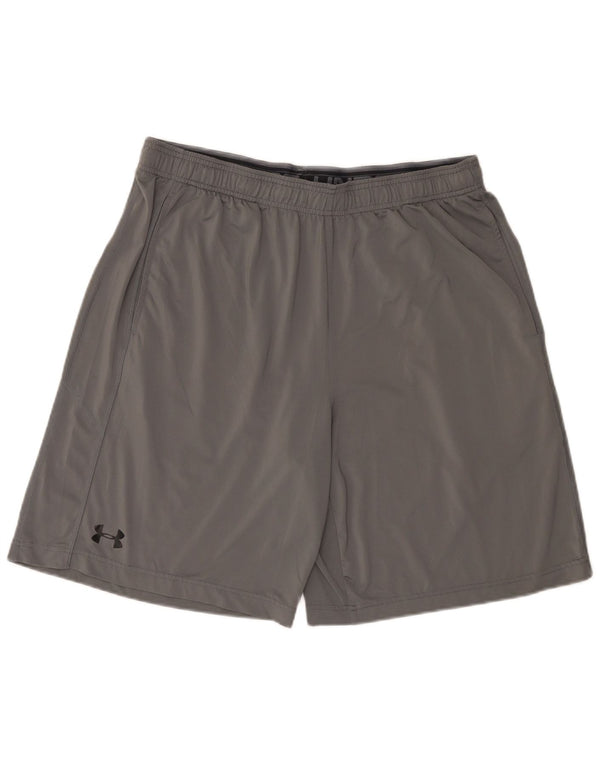 Pantaloncini sportivi da uomo Under Armour XL grigio poliestere