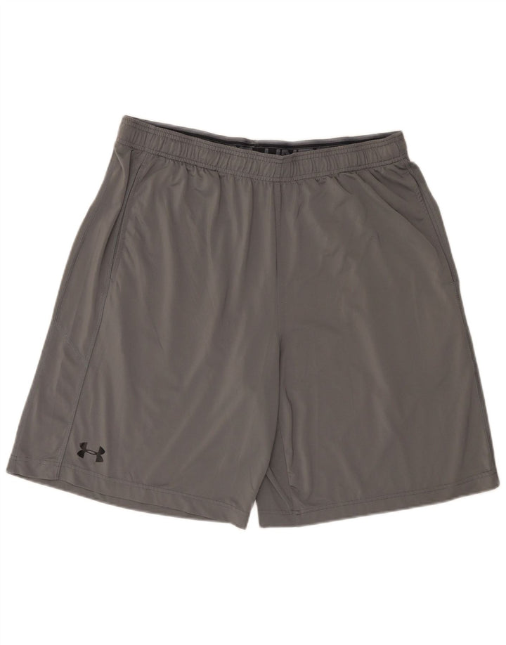 Pantaloncini sportivi da uomo Under Armour XL grigio poliestere