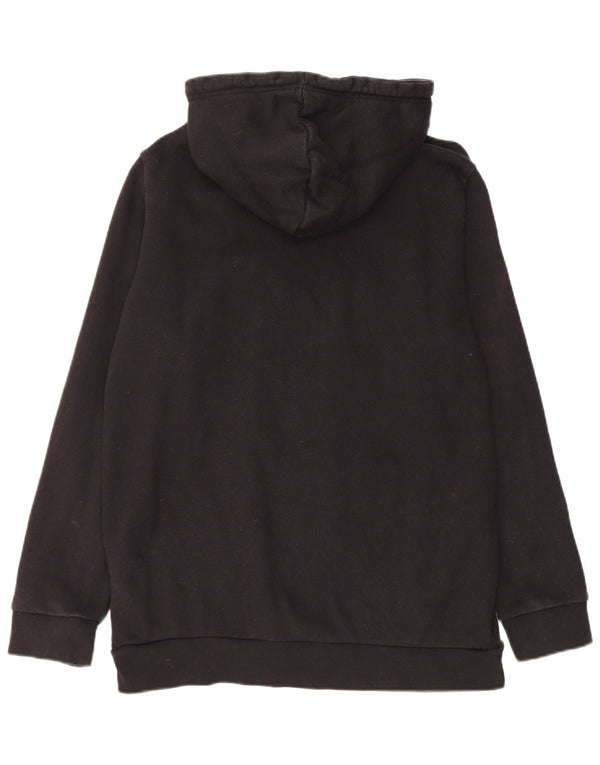 Felpa con cappuccio grafica da uomo Adidas Large in cotone nero