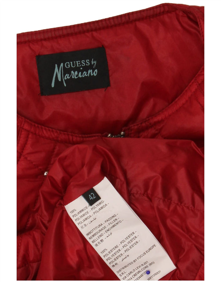 Giacca trapuntata da donna Guess By Marciano IT 42 Medium Red Spotted Poliammide