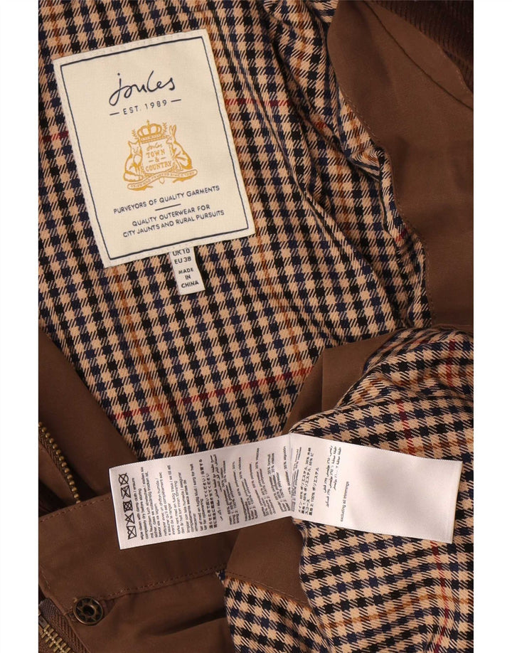 Giacca multiuso oversize da donna Joules UK 10 Small Brown Colourblock