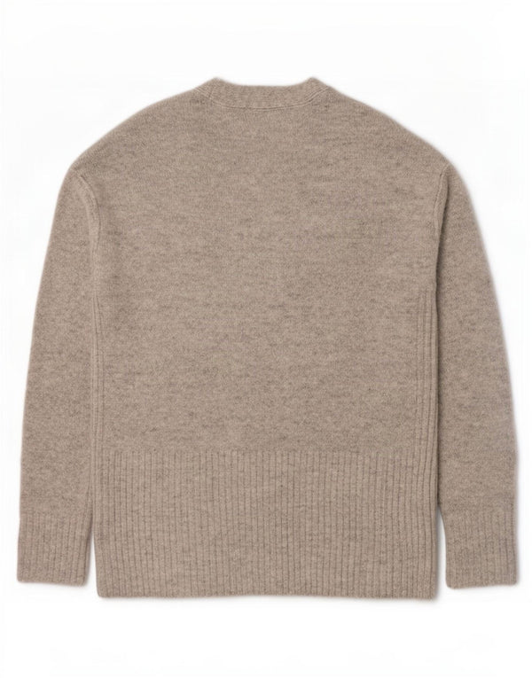 Maglione cardigan lungo oversize da donna Marks & Spencer UK 10 piccolo grigio