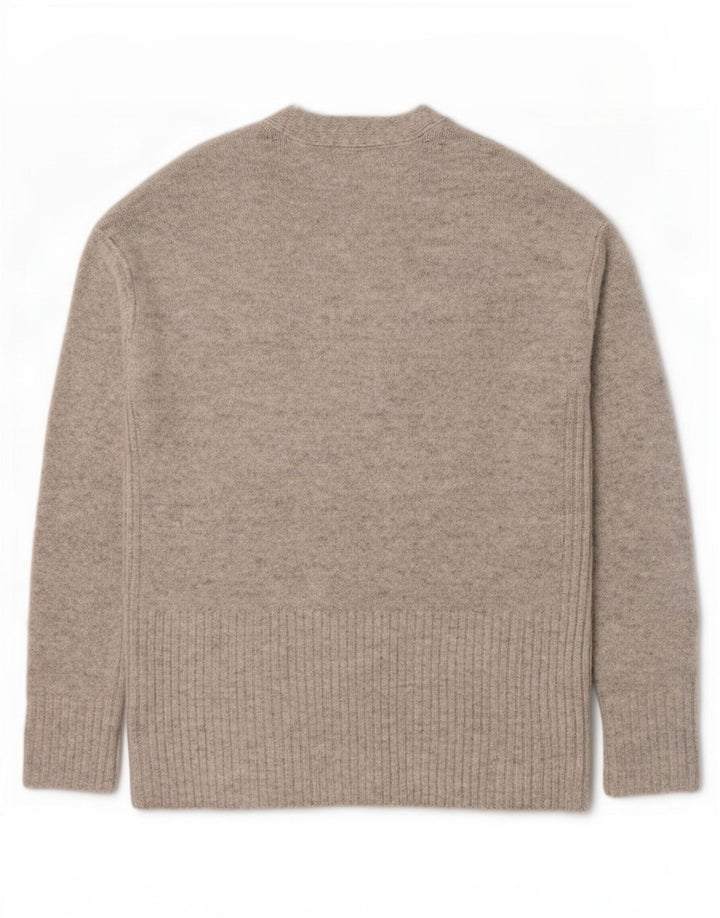 Maglione cardigan lungo oversize da donna Marks & Spencer UK 10 piccolo grigio