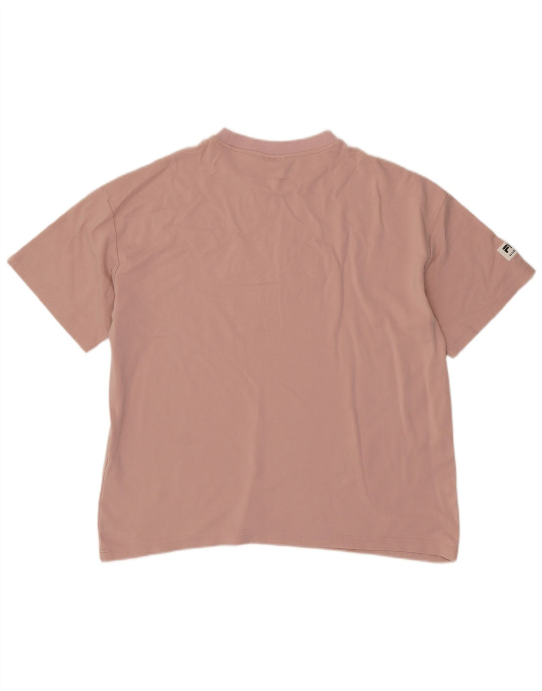 T-shirt grafica oversize da donna FILA Top UK 16 Large Rosa Viscosa