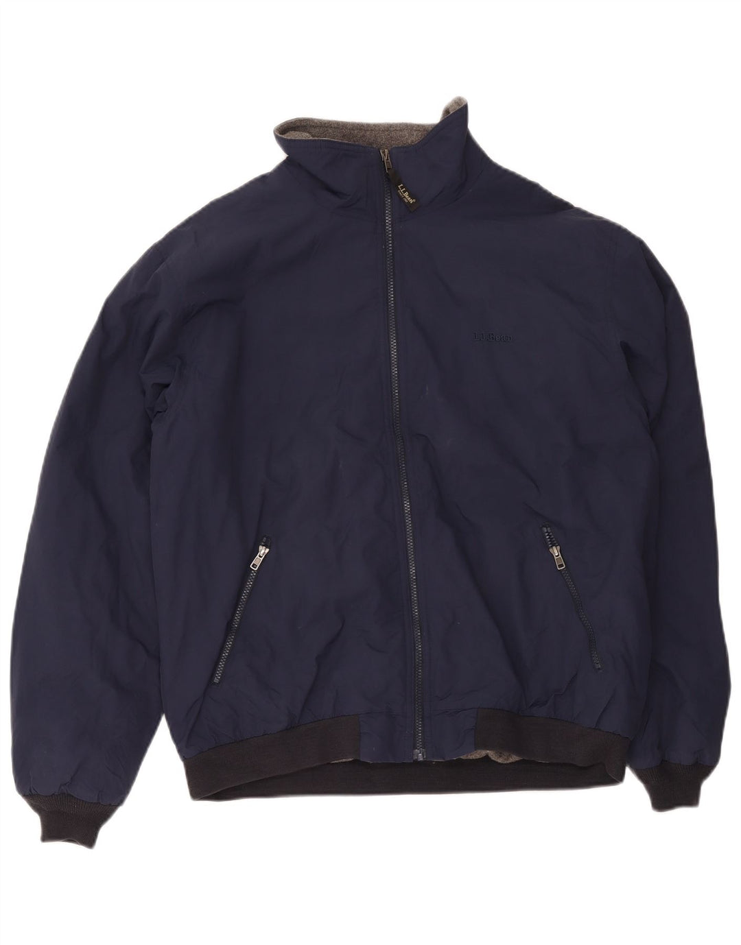Giubbotto bomber da uomo L.L.Bean UK 40 grande poliestere blu navy