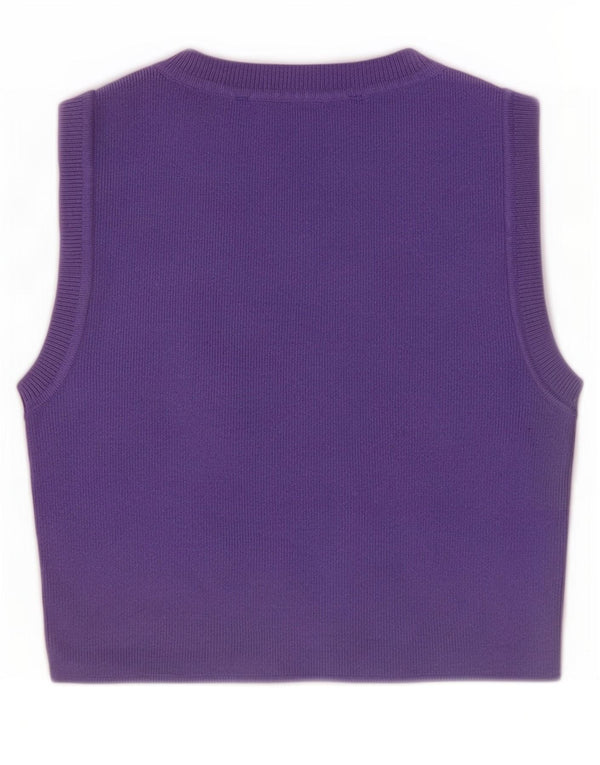 Canotta corta da donna Zara UK 8 piccola viola
