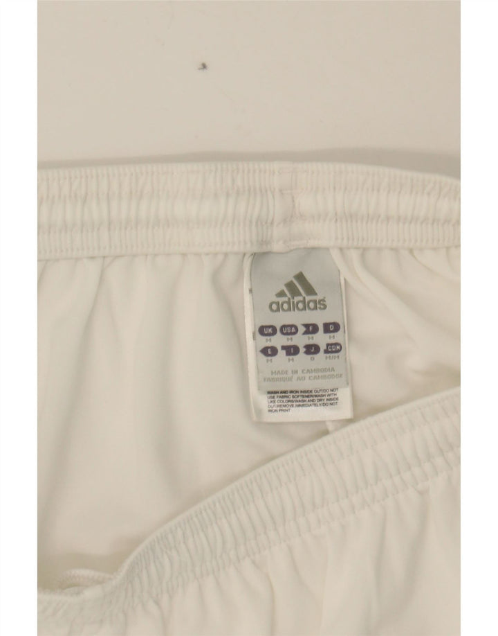 ADIDAS Mens Climalite Sport Shorts Medium  White Polyester Vintage Adidas and Second-Hand Adidas from Messina Hembry 