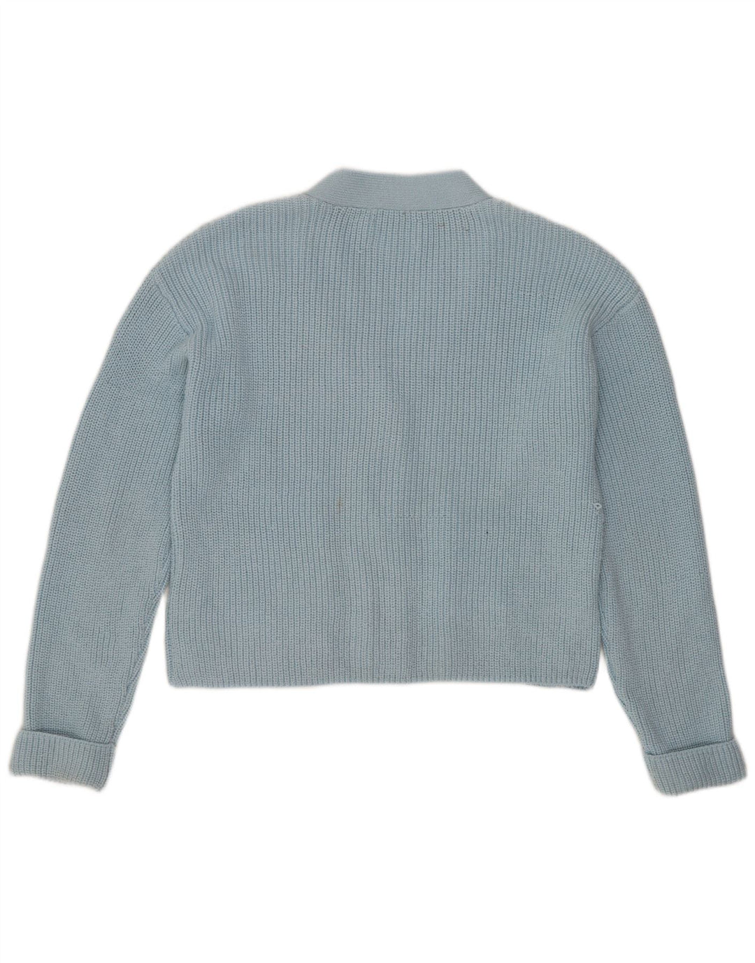 Maglione cardigan corto per ragazze Zara 13-14 anni in poliestere blu
