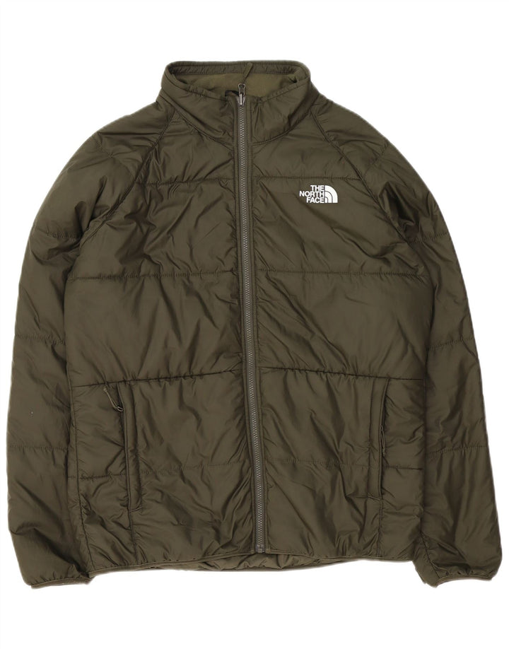 Giacca imbottita con fodera grafica da uomo The North Face UK 40 Large Verde Poliestere