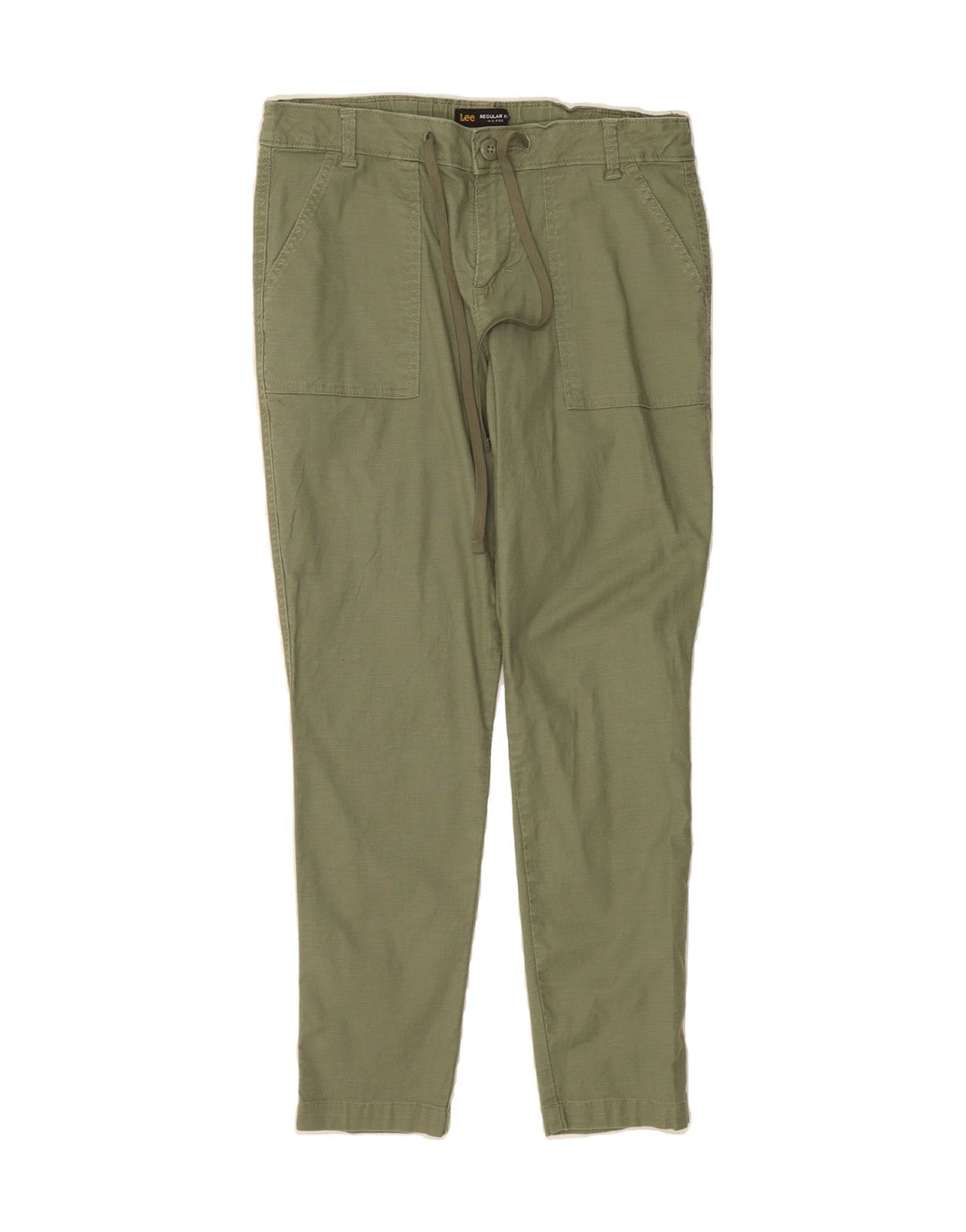 LEE Womens Mid Rise Regular Fit Chino Trousers US 6 Medium W30 L28 Khaki Vintage Lee and Second-Hand Lee from Messina Hembry 