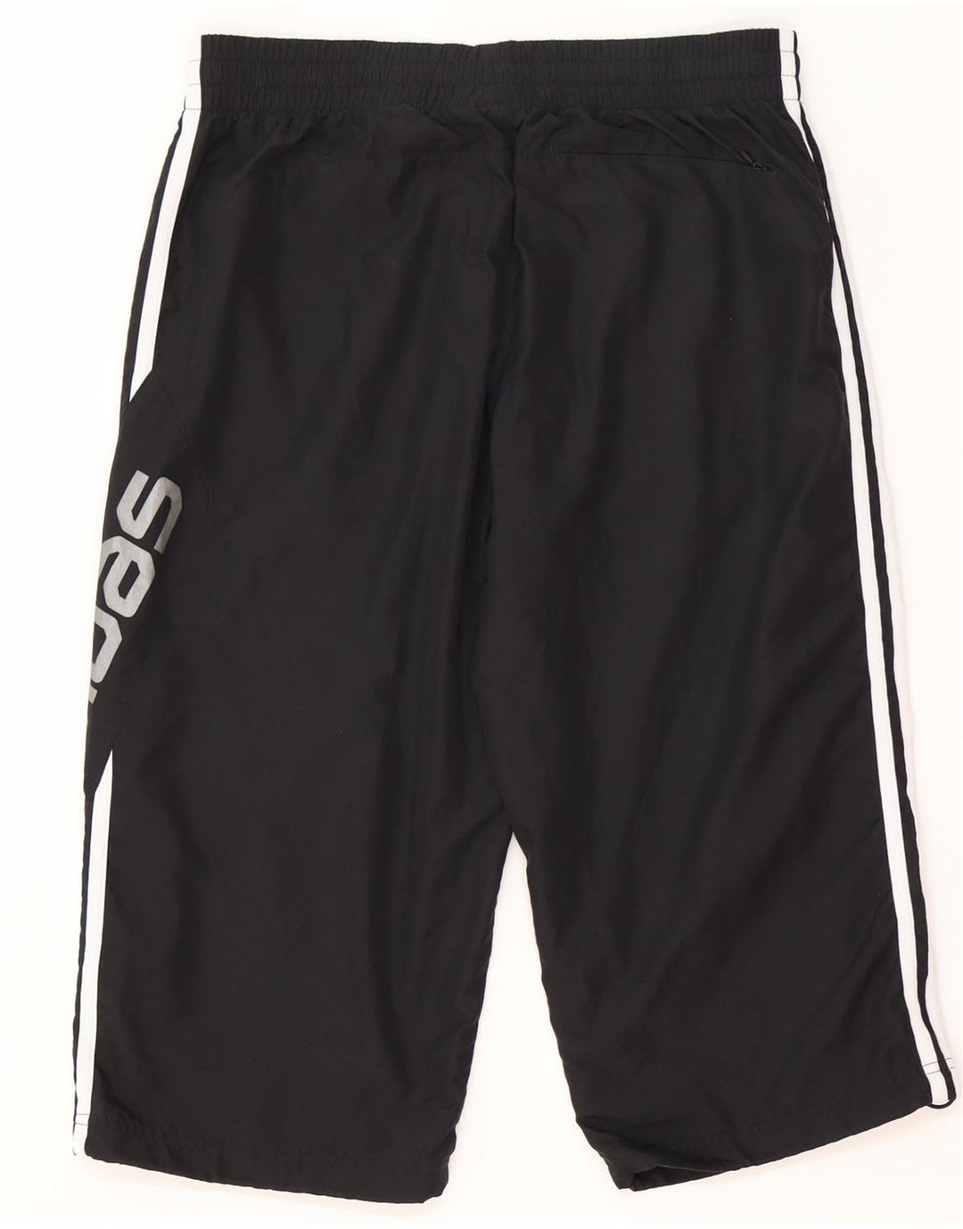 Pantaloncini sportivi da uomo Adidas Graphic Bermuda medio poliestere nero