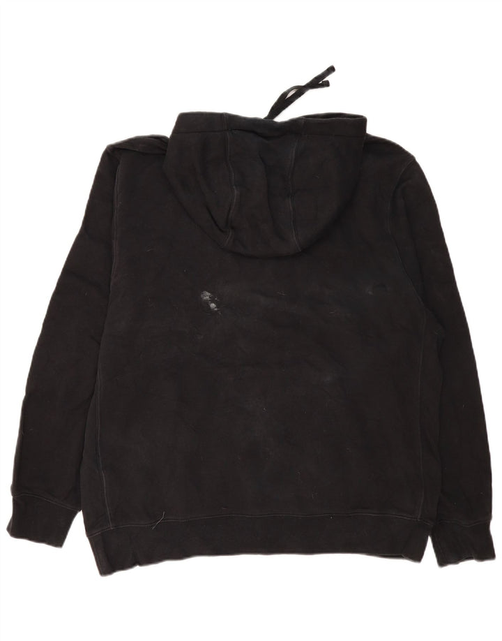 Felpa con cappuccio da uomo Nike Large in cotone nero