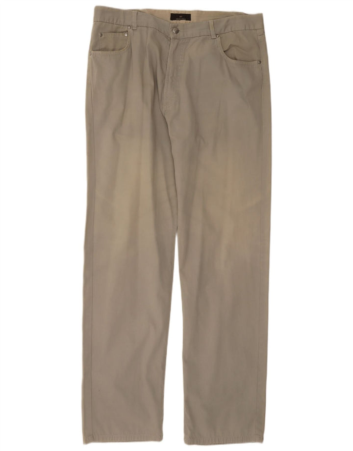 Pantaloni casual dritti da uomo Zara W38 L33 Grigi