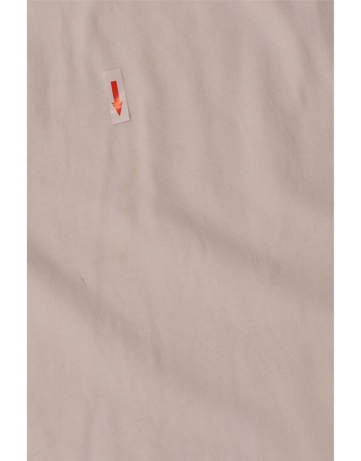 Top da uomo Superdry a maniche lunghe in cotone color block bianco piccolo