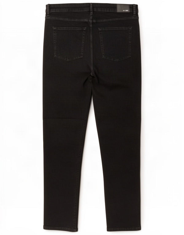 Jeans dritti regolari Marks & Spencer da donna Sienna UK 18 XL W36 L30 neri