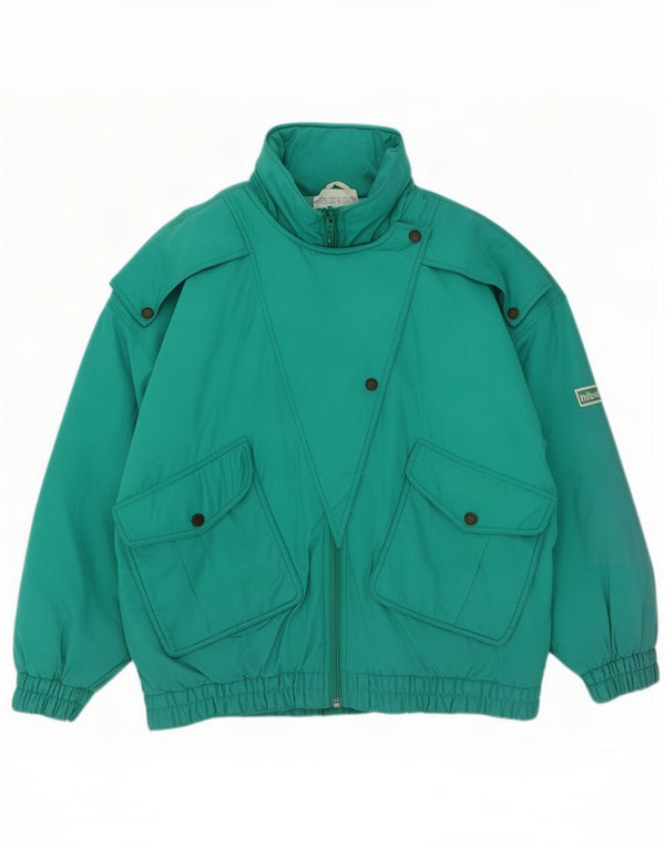 Giacca da sci oversize da donna Hibernia UK 14 Large Verde Poliestere
