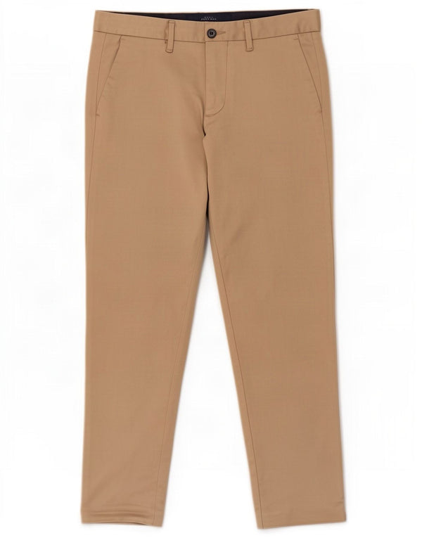 Pantaloni chino slim da uomo Zara EU 38 Small W30 L26 Beige