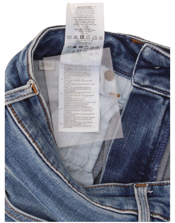 Jeans slim invecchiati da donna G-Star W24 L30 cotone blu