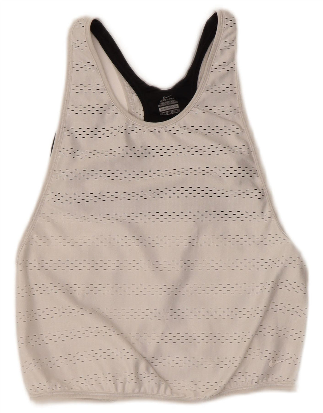 Canotta Nike Dri Fit da donna UK 6 XS bianca