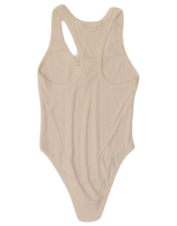 Body da donna Benetton UK 4 XS bianco sporco