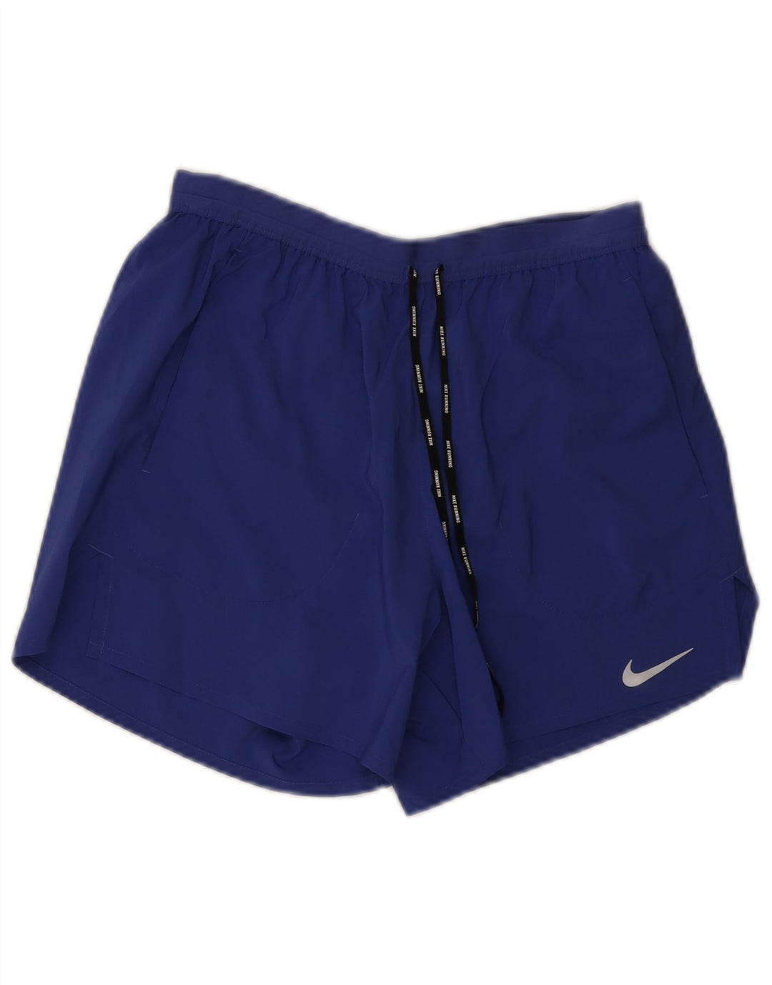 Pantaloncini sportivi NIKE Dri Fit da donna UK 12 poliestere blu medio