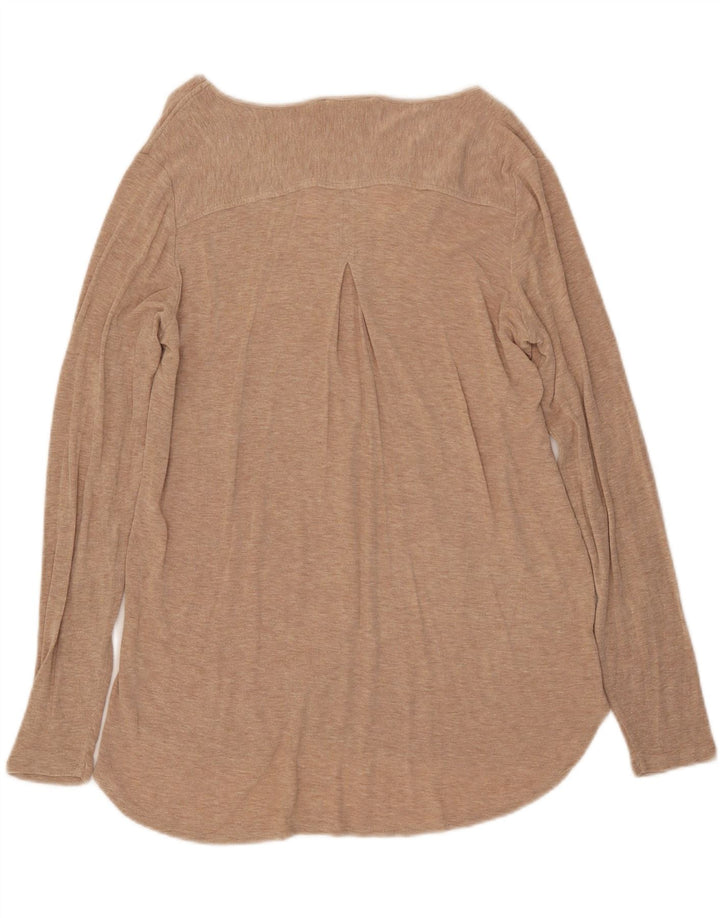 Maglia da donna Essentials a maniche lunghe UK 12 Beige medio screziato