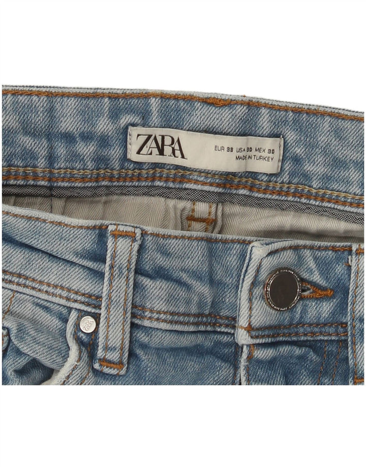 Jeans skinny da uomo Zara EU 38 Small W30 L31 Blu