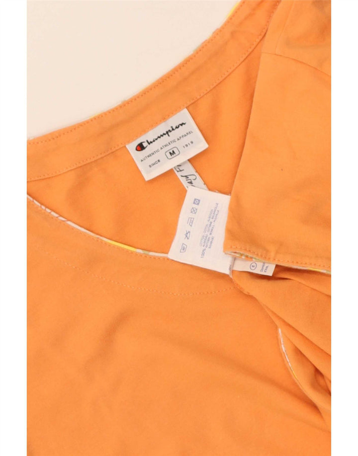 T-shirt da donna Champion Top UK 12 cotone arancione medio