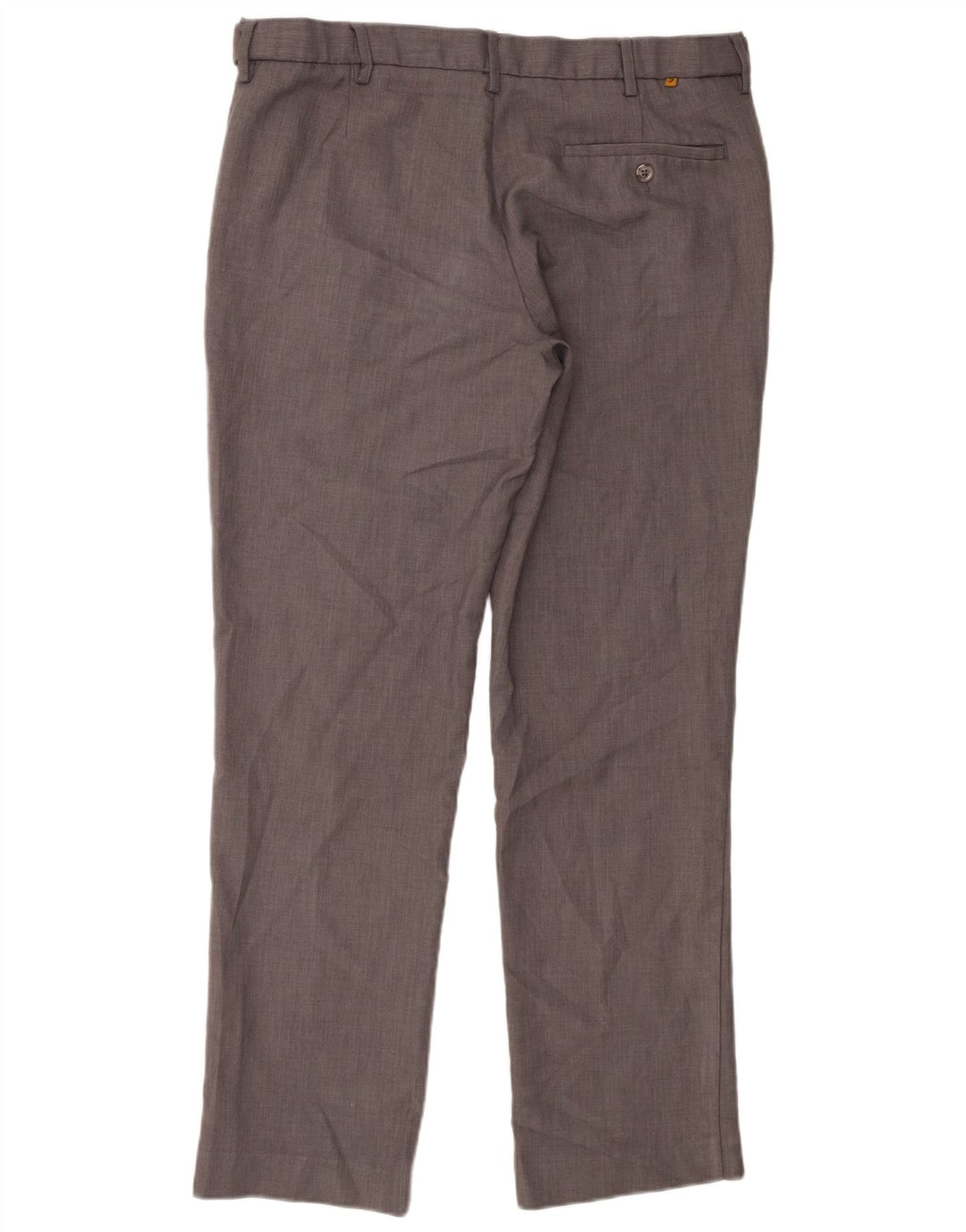Pantaloni chino classici dritti da uomo Farah W36 L31 poliestere grigio