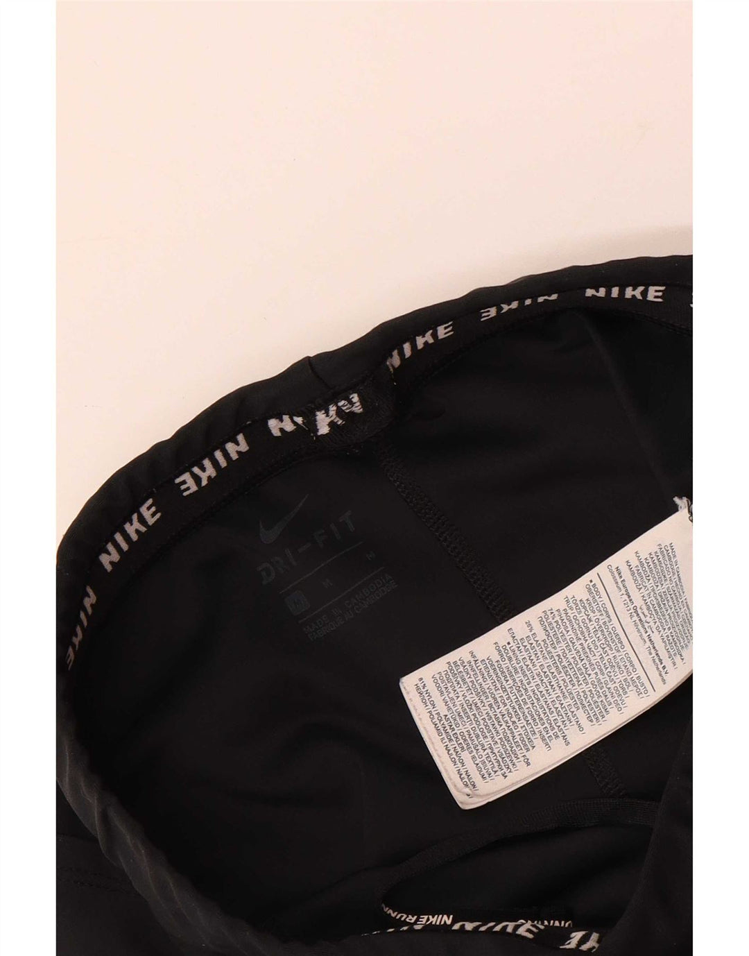 Leggings Nike Dri Fit Crop da donna UK 12 medio nero poliestere