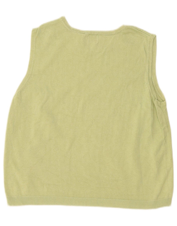 Gap Canotta da donna UK 14 Cotone verde medio