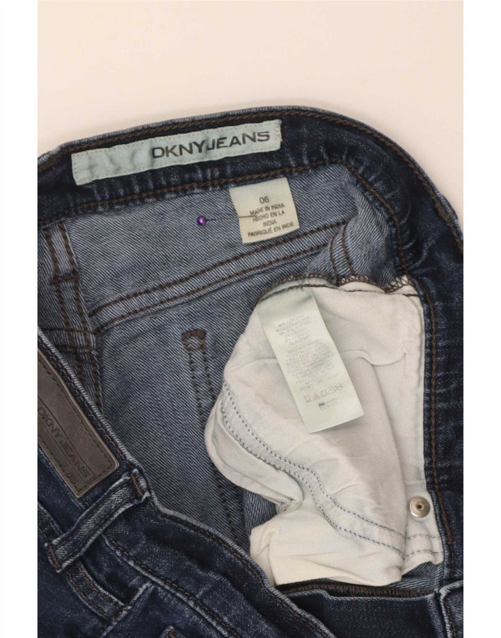 Pantaloncini di jeans Bermuda da donna Dkny US 6 medi W30 cotone blu