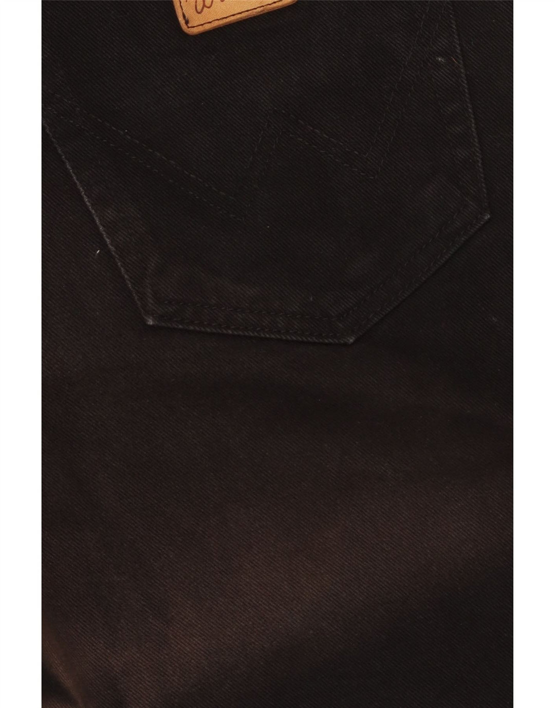 Jeans dritti da uomo Wrangler Texas W34 L31 cotone nero
