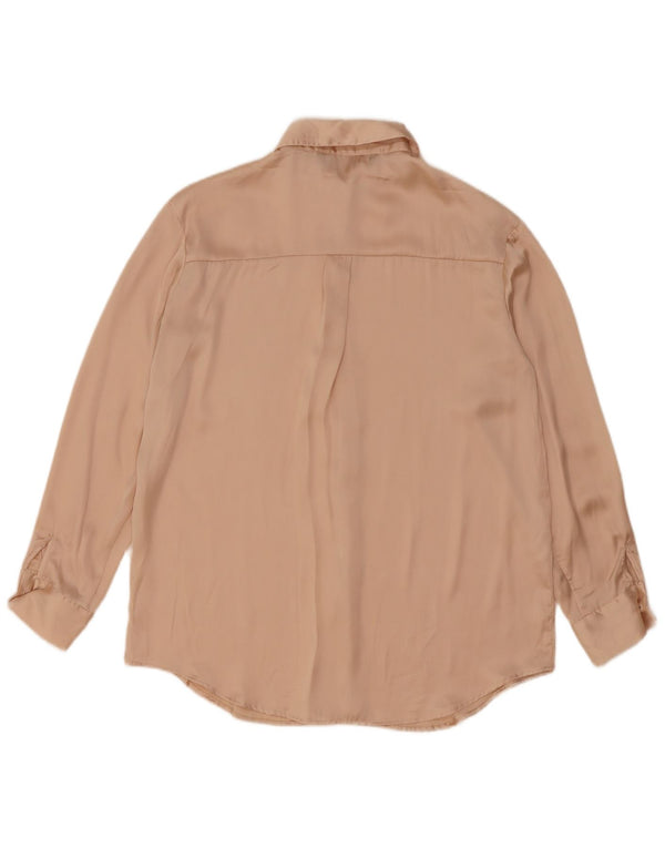 Camicetta oversize da donna Zara UK 6 XS Beige
