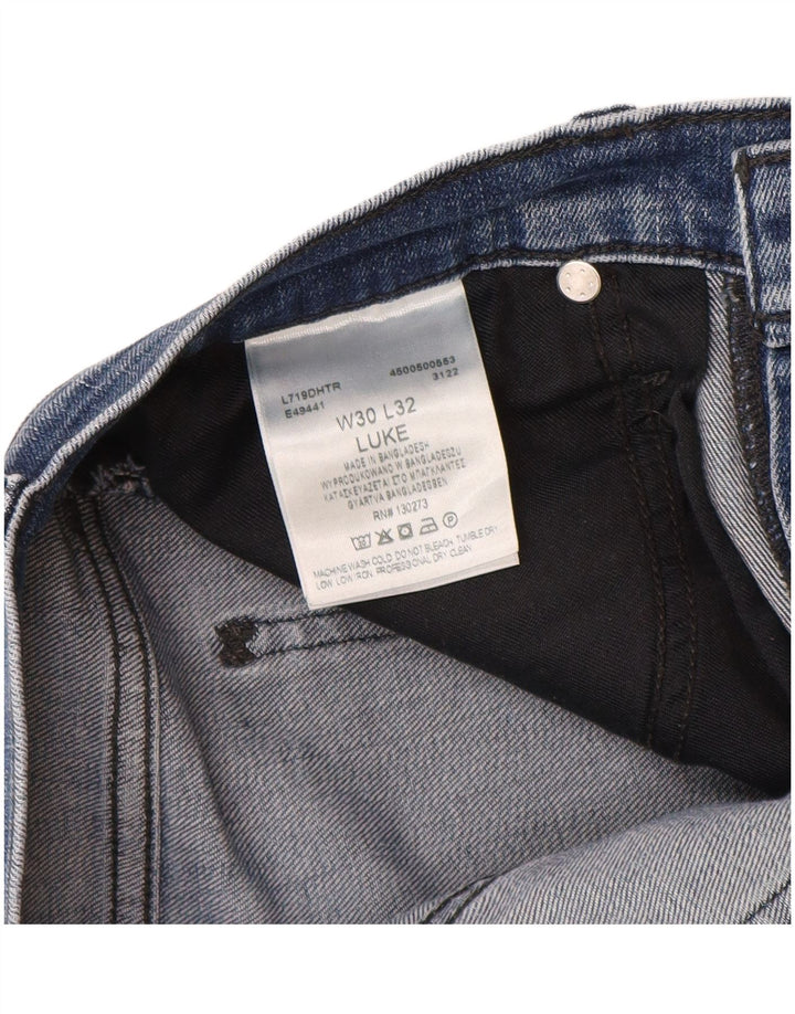 Jeans Lee Luke Slim da uomo W30 L32 in cotone blu
