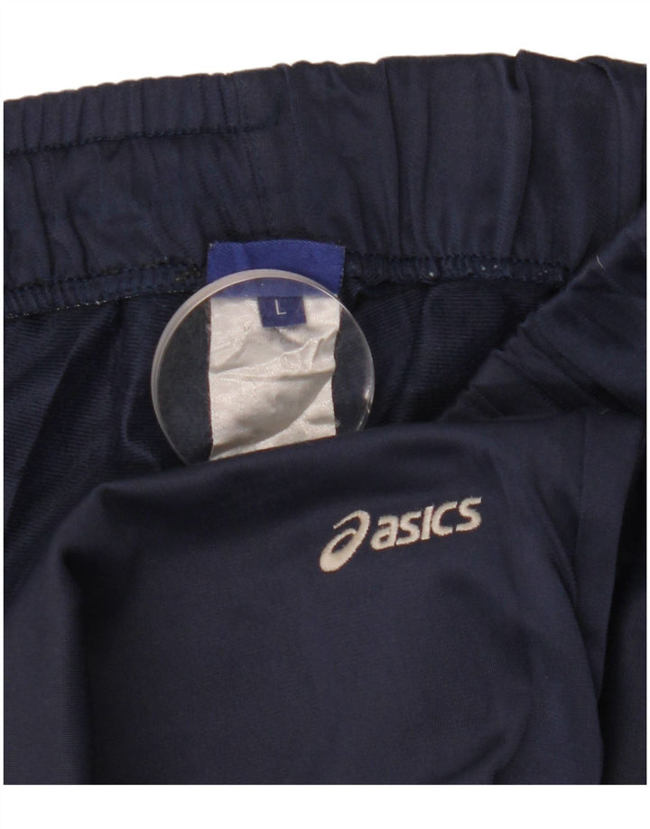 Pantaloni da tuta ASICS da uomo grandi blu navy
