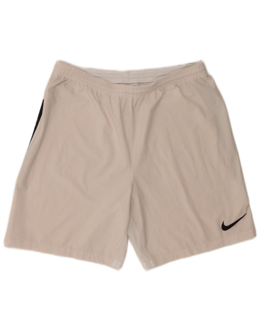 Pantaloncini sportivi Nike Dri Fit da uomo, colore bianco medio, color block