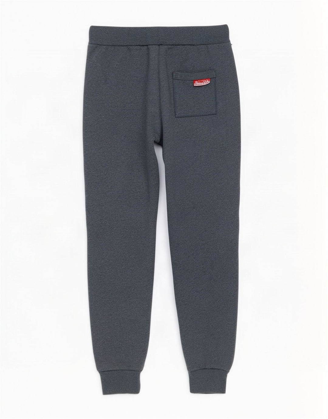 Pantaloni da tuta con grafica da uomo Superdry Joggers in cotone grigio medio