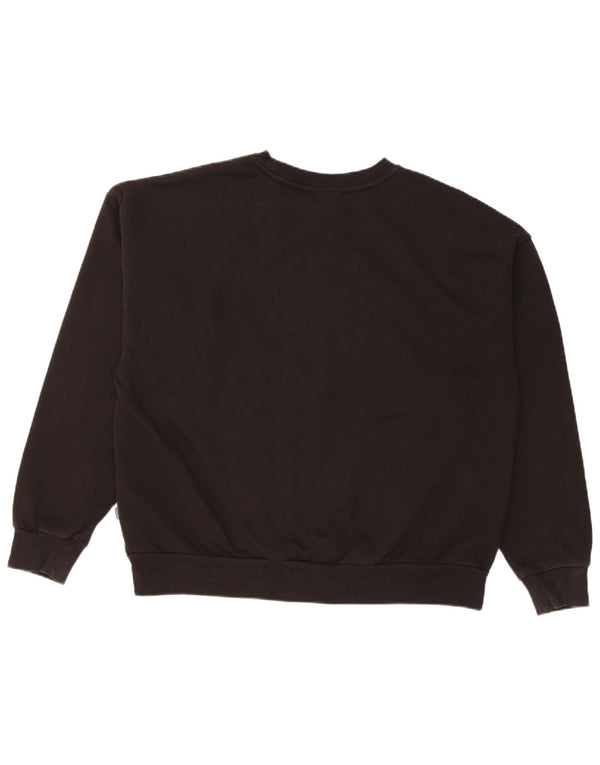 Felpa grafica da donna Puma Jumper UK 18 XL cotone nero